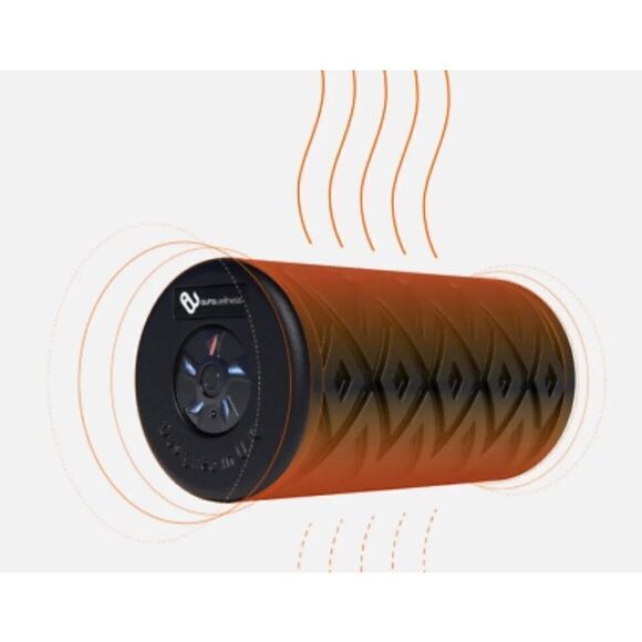 Aura Fitness Heated Vibrating Foam Roller BT Studded Pain Relief Therapy - Picture 3 of 16